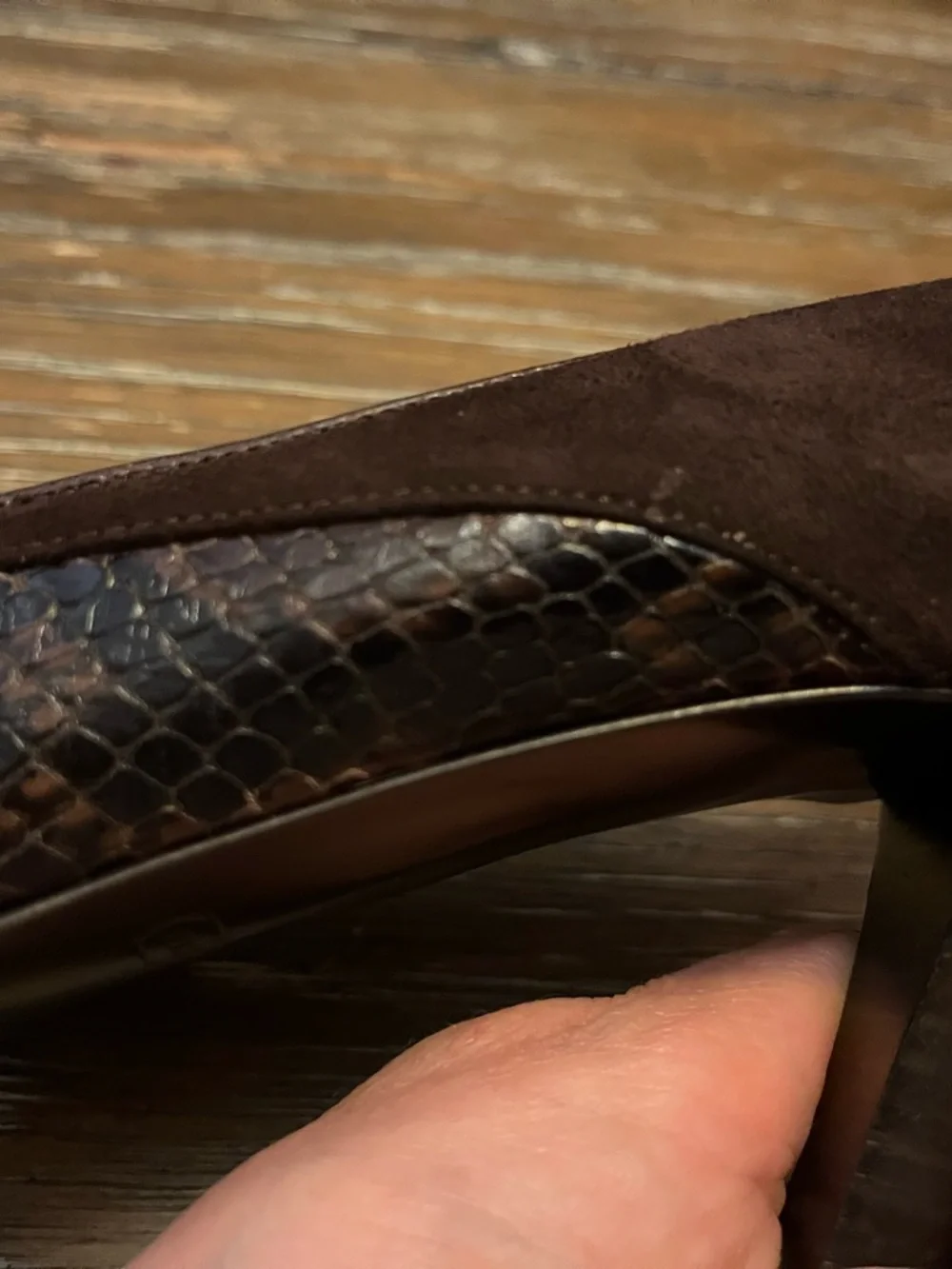 Coach Dark Brown Bow-Accent Heels - Picture 7 of 8